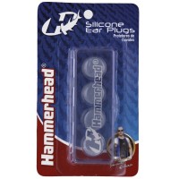 PROTETOR DE OUVIDO HAMMERHEAD SILICONE - TRANSPARENTE